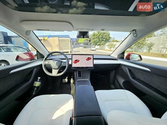 Красный Тесла Model Y, объемом двигателя 0 л и пробегом 1 тыс. км за 33500 $, фото 10 на Automoto.ua