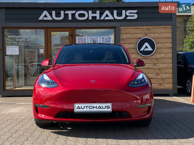 Красный Тесла Model Y, объемом двигателя 0 л и пробегом 24 тыс. км за 34999 $, фото 1 на Automoto.ua