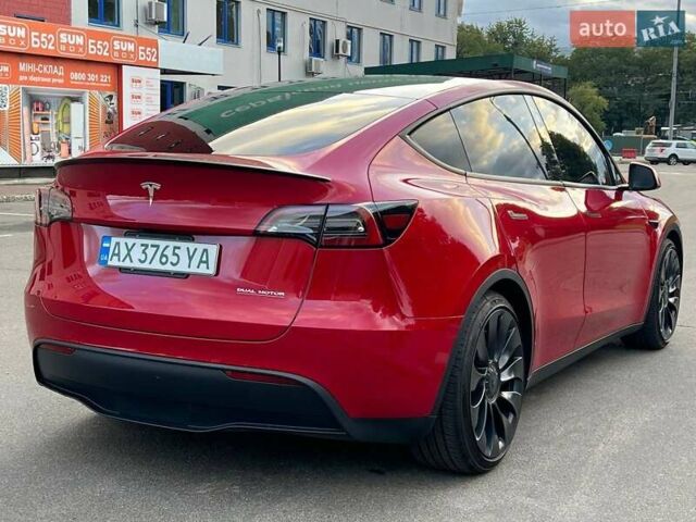 Красный Тесла Model Y, объемом двигателя 0 л и пробегом 10 тыс. км за 29500 $, фото 7 на Automoto.ua