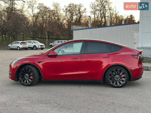 Червоний Тесла Model Y, об'ємом двигуна 0 л та пробігом 37 тис. км за 33500 $, фото 4 на Automoto.ua
