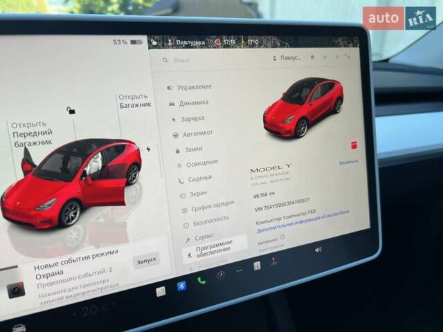 Красный Тесла Model Y, объемом двигателя 0 л и пробегом 46 тыс. км за 28888 $, фото 16 на Automoto.ua
