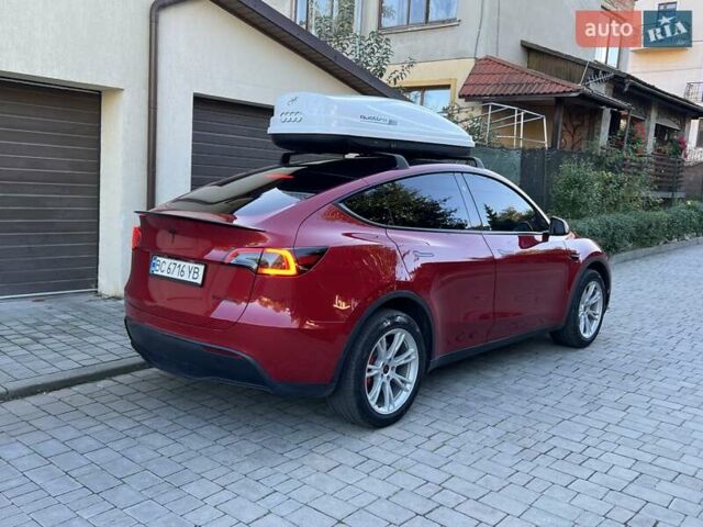Красный Тесла Model Y, объемом двигателя 0 л и пробегом 46 тыс. км за 28888 $, фото 6 на Automoto.ua