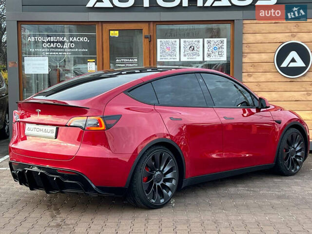 Красный Тесла Model Y, объемом двигателя 0 л и пробегом 24 тыс. км за 32999 $, фото 5 на Automoto.ua