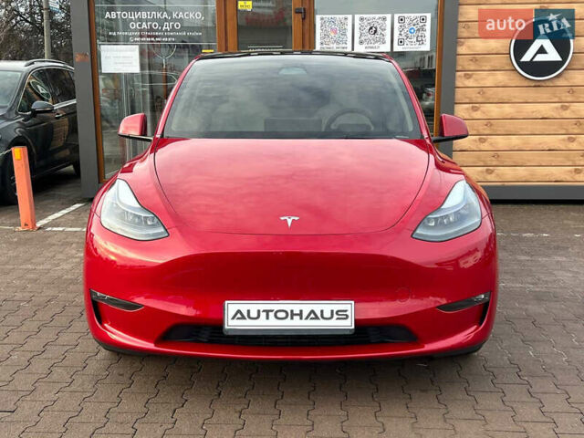 Красный Тесла Model Y, объемом двигателя 0 л и пробегом 24 тыс. км за 32999 $, фото 1 на Automoto.ua