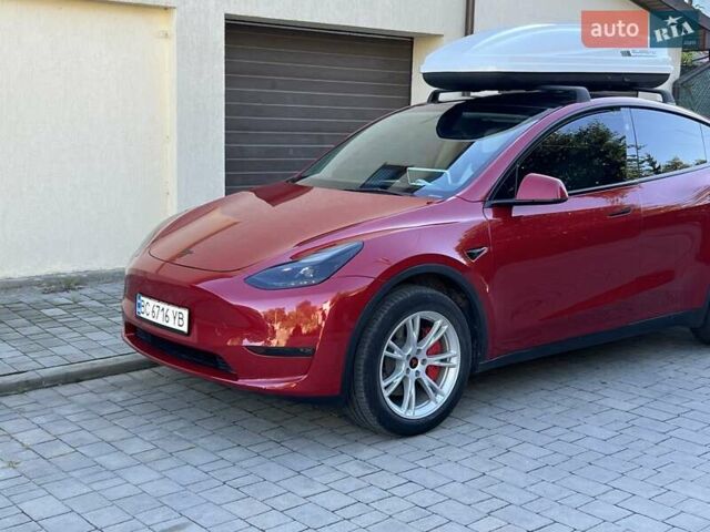 Красный Тесла Model Y, объемом двигателя 0 л и пробегом 46 тыс. км за 28888 $, фото 36 на Automoto.ua
