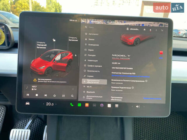 Красный Тесла Model Y, объемом двигателя 0 л и пробегом 24 тыс. км за 32999 $, фото 14 на Automoto.ua
