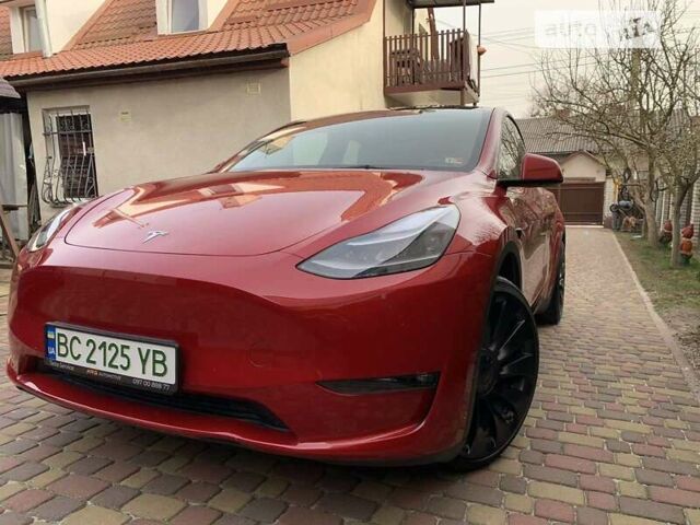 Червоний Тесла Model Y, об'ємом двигуна 0 л та пробігом 5 тис. км за 44300 $, фото 7 на Automoto.ua