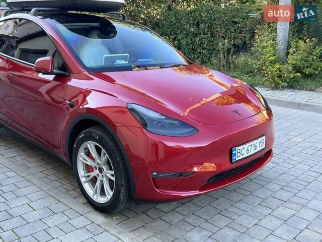 Красный Тесла Model Y, объемом двигателя 0 л и пробегом 46 тыс. км за 28888 $, фото 29 на Automoto.ua