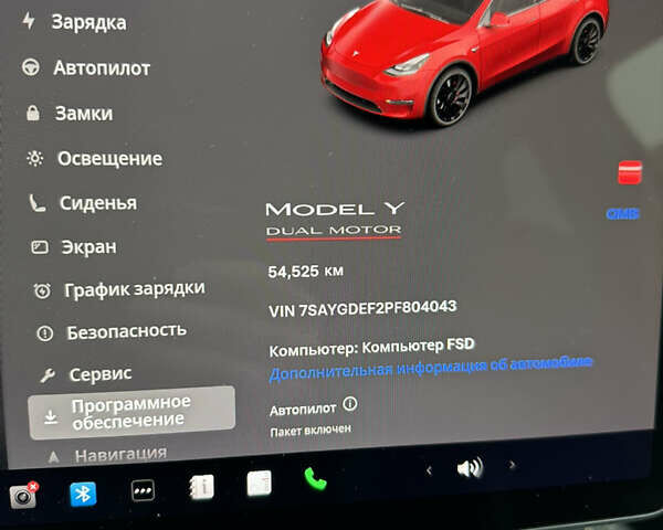Красный Тесла Model Y, объемом двигателя 0 л и пробегом 54 тыс. км за 27000 $, фото 17 на Automoto.ua