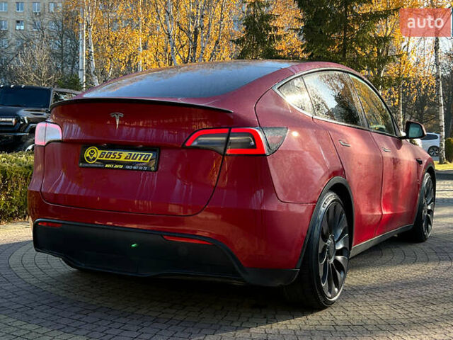 Красный Тесла Model Y, объемом двигателя 0 л и пробегом 26 тыс. км за 29800 $, фото 6 на Automoto.ua