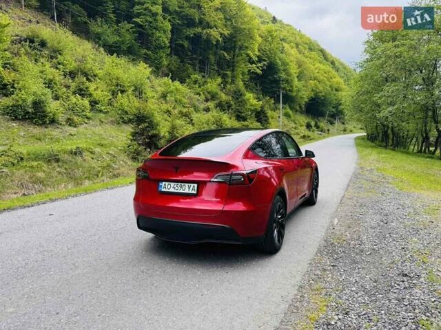 Красный Тесла Model Y, объемом двигателя 0 л и пробегом 53 тыс. км за 24800 $, фото 19 на Automoto.ua