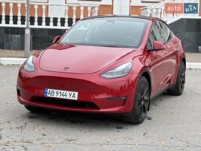 Красный Тесла Model Y, объемом двигателя 0 л и пробегом 84 тыс. км за 25800 $, фото 1 на Automoto.ua