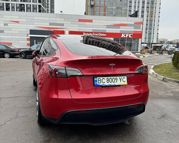 Красный Тесла Model Y, объемом двигателя 0 л и пробегом 46 тыс. км за 26300 $, фото 9 на Automoto.ua