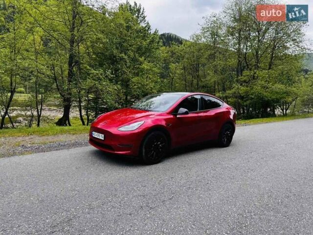 Красный Тесла Model Y, объемом двигателя 0 л и пробегом 53 тыс. км за 24800 $, фото 10 на Automoto.ua