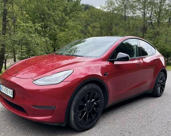 Красный Тесла Model Y, объемом двигателя 0 л и пробегом 53 тыс. км за 24800 $, фото 7 на Automoto.ua