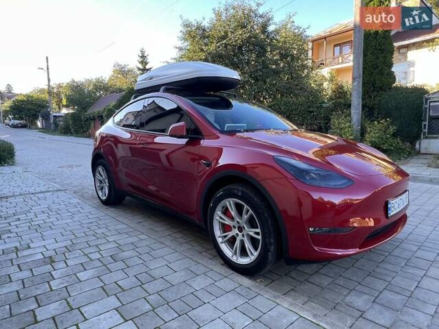 Красный Тесла Model Y, объемом двигателя 0 л и пробегом 46 тыс. км за 28888 $, фото 28 на Automoto.ua