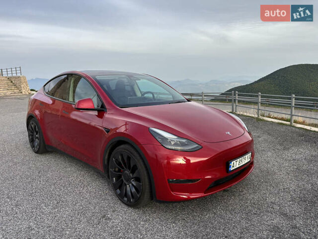 Червоний Тесла Model Y, об'ємом двигуна 0 л та пробігом 60 тис. км за 29500 $, фото 11 на Automoto.ua