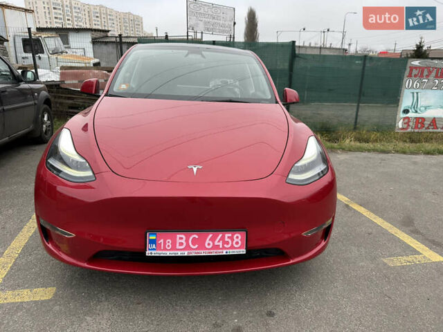 Красный Тесла Model Y, объемом двигателя 0 л и пробегом 54 тыс. км за 27000 $, фото 12 на Automoto.ua