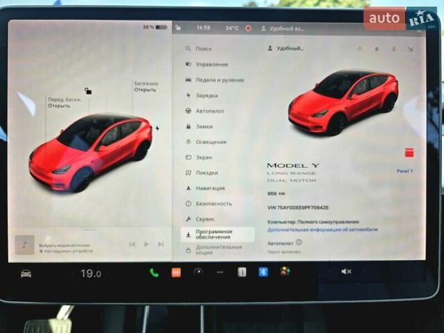 Красный Тесла Model Y, объемом двигателя 0 л и пробегом 1 тыс. км за 33500 $, фото 3 на Automoto.ua