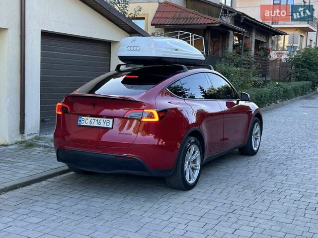 Красный Тесла Model Y, объемом двигателя 0 л и пробегом 46 тыс. км за 28888 $, фото 5 на Automoto.ua