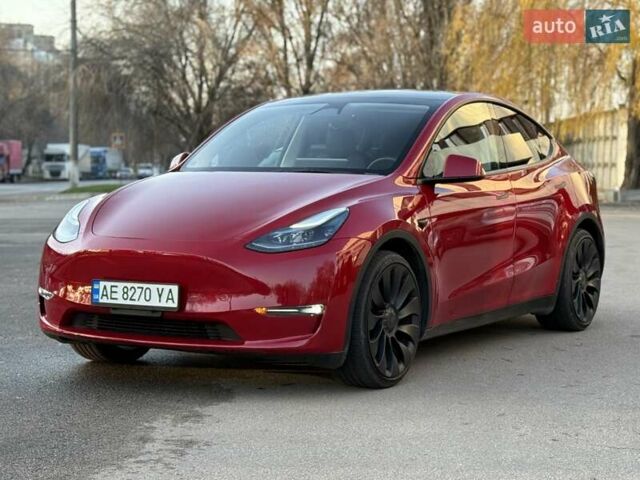 Червоний Тесла Model Y, об'ємом двигуна 0 л та пробігом 1 тис. км за 29000 $, фото 1 на Automoto.ua