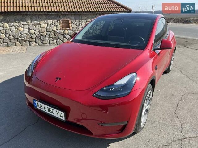 Красный Тесла Model Y, объемом двигателя 0 л и пробегом 31 тыс. км за 30888 $, фото 1 на Automoto.ua