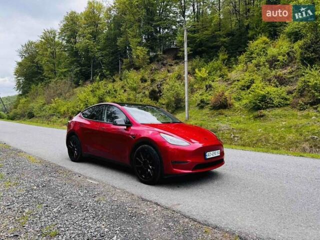 Красный Тесла Model Y, объемом двигателя 0 л и пробегом 53 тыс. км за 24800 $, фото 16 на Automoto.ua