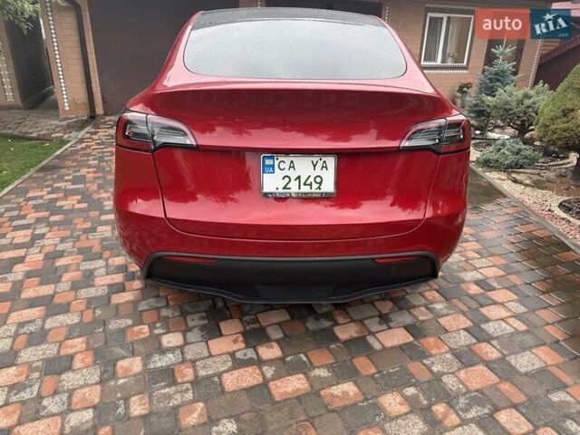 Красный Тесла Model Y, объемом двигателя 0 л и пробегом 10 тыс. км за 30000 $, фото 2 на Automoto.ua