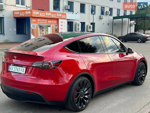 Красный Тесла Model Y, объемом двигателя 0 л и пробегом 10 тыс. км за 29500 $, фото 6 на Automoto.ua