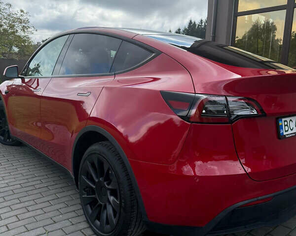Красный Тесла Model Y, объемом двигателя 0 л и пробегом 25 тыс. км за 28300 $, фото 5 на Automoto.ua