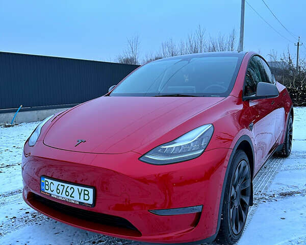 Красный Тесла Model Y, объемом двигателя 0 л и пробегом 23 тыс. км за 34700 $, фото 15 на Automoto.ua