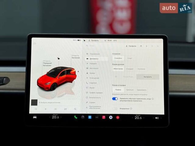 Красный Тесла Model Y, объемом двигателя 0 л и пробегом 15 тыс. км за 35000 $, фото 18 на Automoto.ua