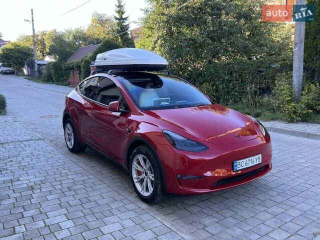 Красный Тесла Model Y, объемом двигателя 0 л и пробегом 46 тыс. км за 28888 $, фото 30 на Automoto.ua