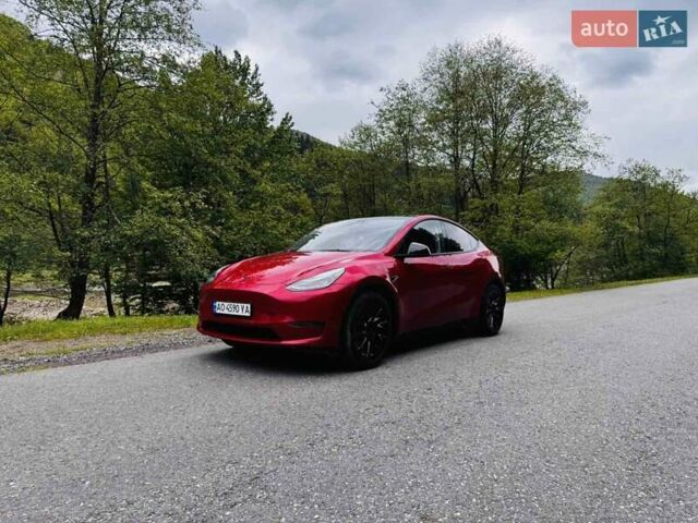 Красный Тесла Model Y, объемом двигателя 0 л и пробегом 53 тыс. км за 24800 $, фото 8 на Automoto.ua