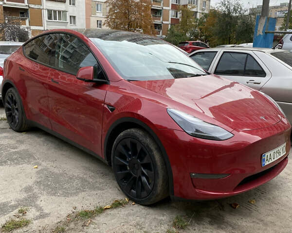 Тесла Model Y 2023 в Киеве на Automoto.ua Красный Тесла Model Y, объемом двигателя 0 л и пробегом 27 тыс. км за 28800 $, фото 24 на Automoto.ua