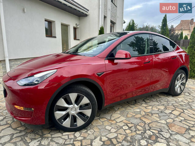 Красный Тесла Model Y, объемом двигателя 0 л и пробегом 33 тыс. км за 30700 $, фото 4 на Automoto.ua