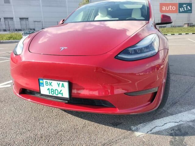 Красный Тесла Model Y, объемом двигателя 0 л и пробегом 30 тыс. км за 27300 $, фото 7 на Automoto.ua