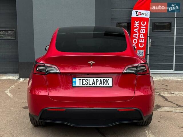 Красный Тесла Model Y, объемом двигателя 0 л и пробегом 43 тыс. км за 31999 $, фото 7 на Automoto.ua