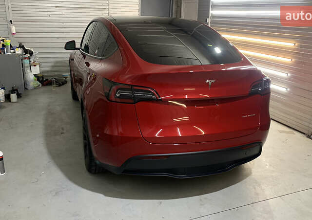 Красный Тесла Model Y, объемом двигателя 0 л и пробегом 6 тыс. км за 42000 $, фото 47 на Automoto.ua