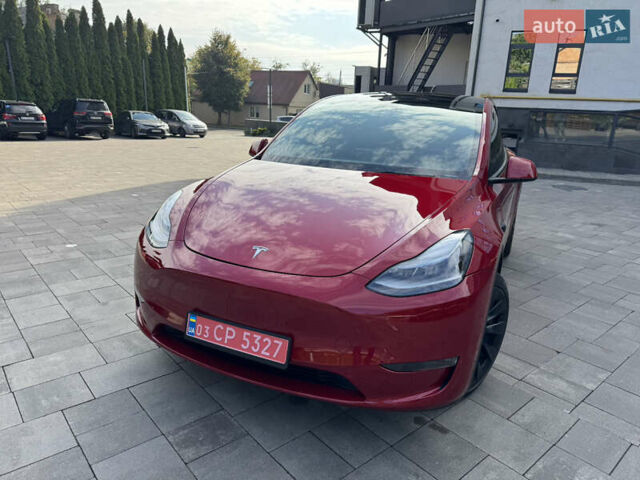 Тесла Model Y 2023 у Луцьку на Automoto.ua Червоний Тесла Model Y, об'ємом двигуна 0 л та пробігом 33 тис. км за 26000 $, фото 2 на Automoto.ua