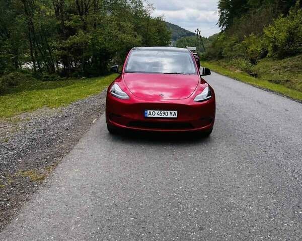 Красный Тесла Model Y, объемом двигателя 0 л и пробегом 53 тыс. км за 24800 $, фото 12 на Automoto.ua