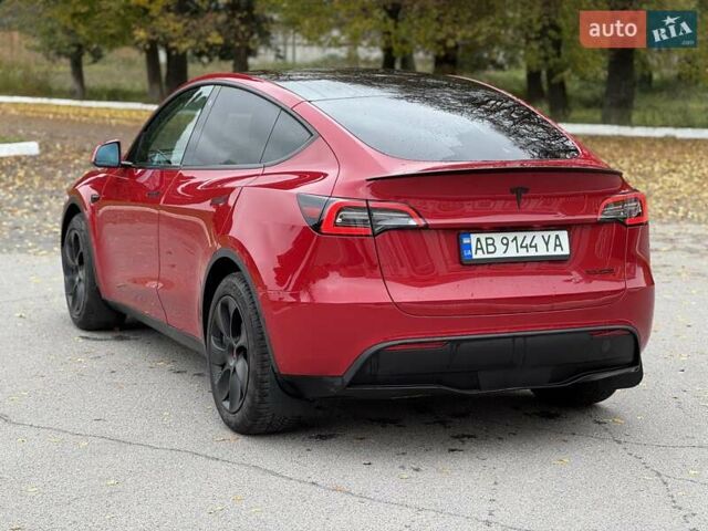 Красный Тесла Model Y, объемом двигателя 0 л и пробегом 84 тыс. км за 25800 $, фото 5 на Automoto.ua