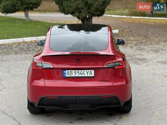 Красный Тесла Model Y, объемом двигателя 0 л и пробегом 84 тыс. км за 25800 $, фото 6 на Automoto.ua