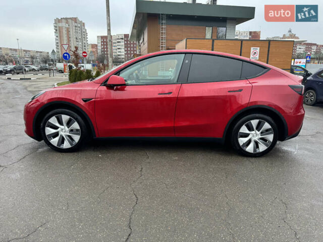 Красный Тесла Model Y, объемом двигателя 0 л и пробегом 46 тыс. км за 26300 $, фото 2 на Automoto.ua