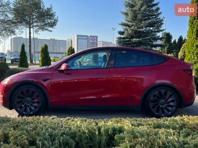 Красный Тесла Model Y, объемом двигателя 0 л и пробегом 26 тыс. км за 29800 $, фото 3 на Automoto.ua