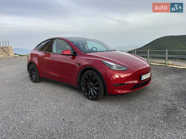 Червоний Тесла Model Y, об'ємом двигуна 0 л та пробігом 60 тис. км за 29500 $, фото 10 на Automoto.ua
