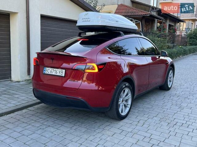 Красный Тесла Model Y, объемом двигателя 0 л и пробегом 46 тыс. км за 28888 $, фото 7 на Automoto.ua