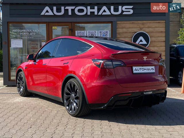 Красный Тесла Model Y, объемом двигателя 0 л и пробегом 24 тыс. км за 34999 $, фото 7 на Automoto.ua