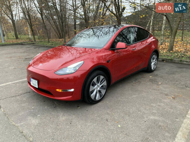 Червоний Тесла Model Y, об'ємом двигуна 0 л та пробігом 21 тис. км за 26900 $, фото 6 на Automoto.ua