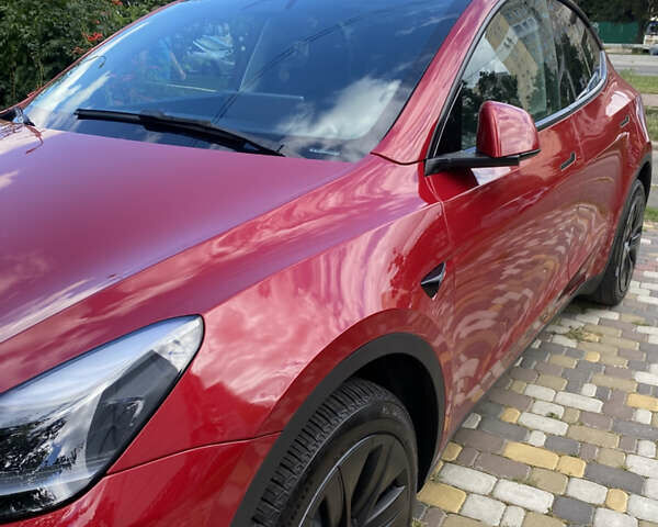 Тесла Model Y 2023 в Киеве на Automoto.ua Красный Тесла Model Y, объемом двигателя 0 л и пробегом 27 тыс. км за 28800 $, фото 46 на Automoto.ua